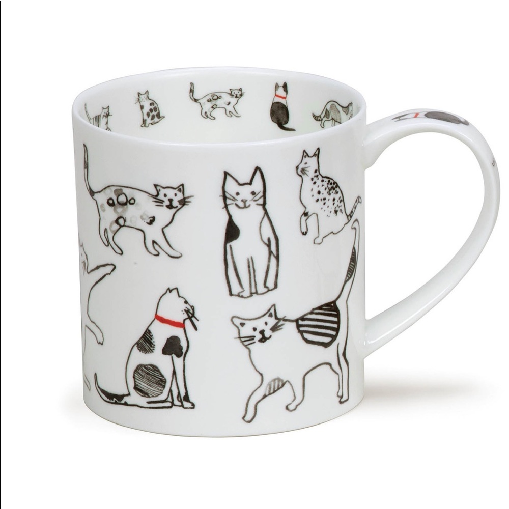 Dunoon Cat Design Mug
